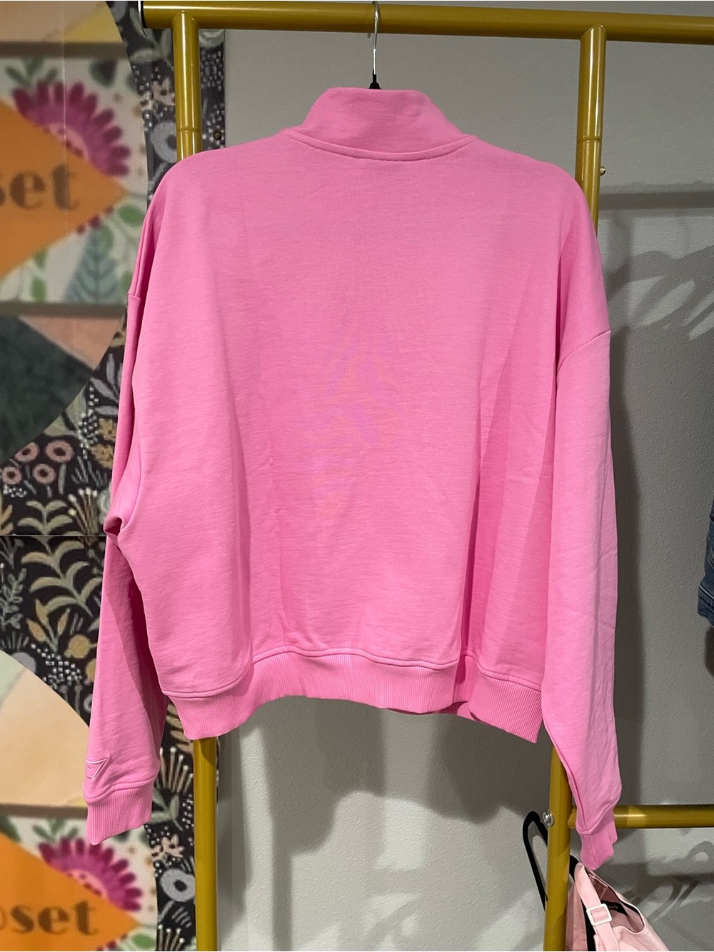 NWT! GYMSHARK Bratz Script Embroidery Full Zip Jacket in Focus Pink size Medium - Picture 12 of 13